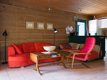 Ferienhaus in Lacanau - Sitzecke mit Eingang - Bar