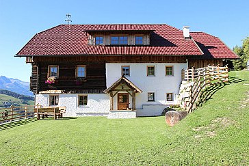 Ferienhaus in Vordernöring - Lerchnerhof aussen / Eingang