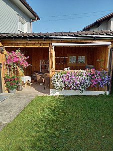 Ferienwohnung in Appenzell - Sitzplatz