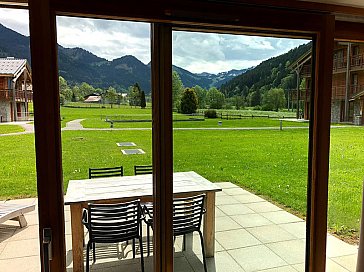 Ferienwohnung in La Chapelle-d'Abondance - Aussicht vom Wohnzimmer