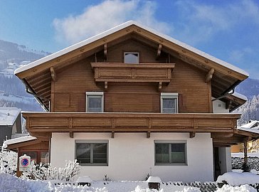 Ferienwohnung in Aschau - Das Haus im Winter