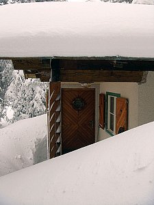 Ferienhaus in Haus im Ennstal - Eingang zur Hütte