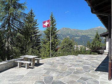 Ferienhaus in Lenzerheide - Obere Terrasse