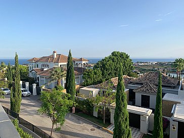 Ferienwohnung in Benahavis - Villen vor dem Haus