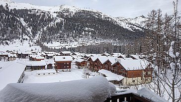 Ferienwohnung in Oberwald - Aussicht Winter