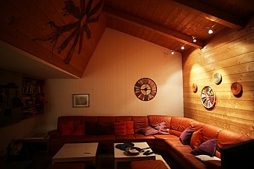 Ferienwohnung in Davos - Wohnzimmer