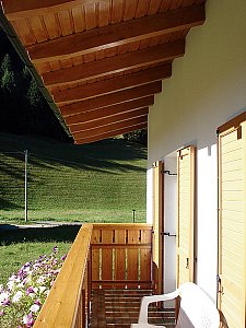 Ferienhaus in Wolkenstein in Gröden - Balkon