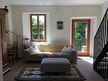 Ferienhaus in Tegna - Wohnzimmer 1° stock