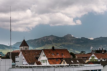 Ferienwohnung in Appenzell - Sicht vom Wohnzimmer Südosten