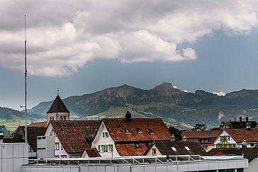 Ferienwohnung in Appenzell - Sicht vom Wohnzimmer Südosten