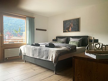 Ferienwohnung in Klosters - Doppelbett