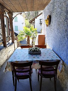 Ferienhaus in Aurigeno - Veranda