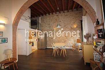 Ferienwohnung in Sant Feliu de Guíxols - Wohnzimmer Arkaden