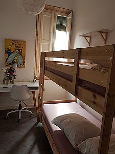 Ferienwohnung in Sant Feliu de Guíxols - Schlafzimmer Hochbett