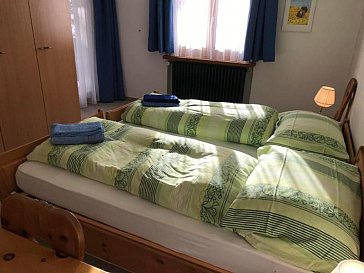 Ferienwohnung in Bever - Schlafzimmer