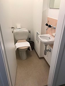 Ferienwohnung in Samedan - Bad-WC
