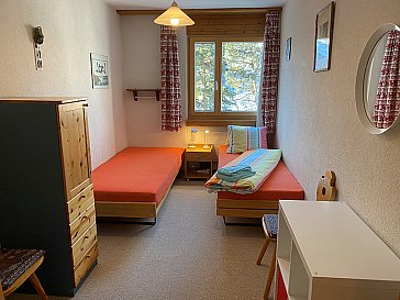 Ferienwohnung in Pontresina - Schlafzimmer