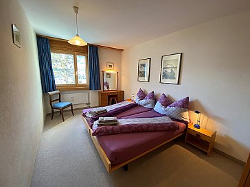 Ferienwohnung in Pontresina - Schlafzimmer