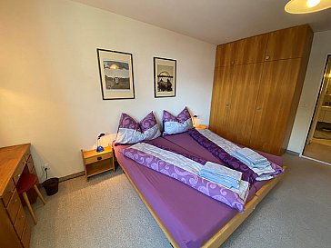 Ferienwohnung in Pontresina - Schlafzimmer