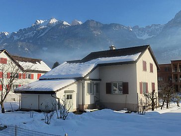 Ferienhaus in Flums - Chalet Flums im Winter