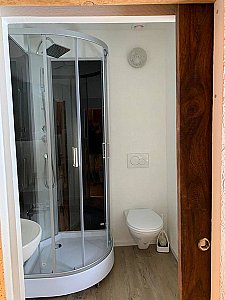 Ferienwohnung in Flumserberg-Tannenboden - Badezimmer im DG