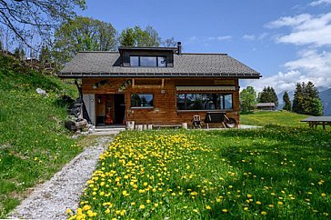 Ferienhaus in Braunwald - Chalet Braunwald im Sommer