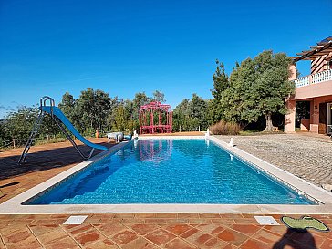 Ferienhaus in Sao Bras de Alportel - Grosser Pool mit Rutschbahn