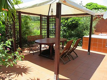 Ferienhaus in Alghero - Überdachter Aussensitzplatz