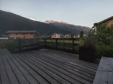 Ferienhaus in Obergesteln - Aussicht von Terrasse