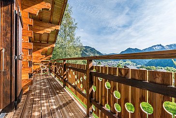 Ferienhaus in Châtel - Ausblick vom Balkon