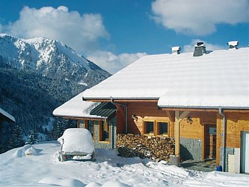 Ferienhaus in Châtel - Das Ferienhaus im Winter