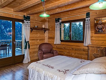 Ferienhaus in Châtel - Blick in die Schlafzimmer
